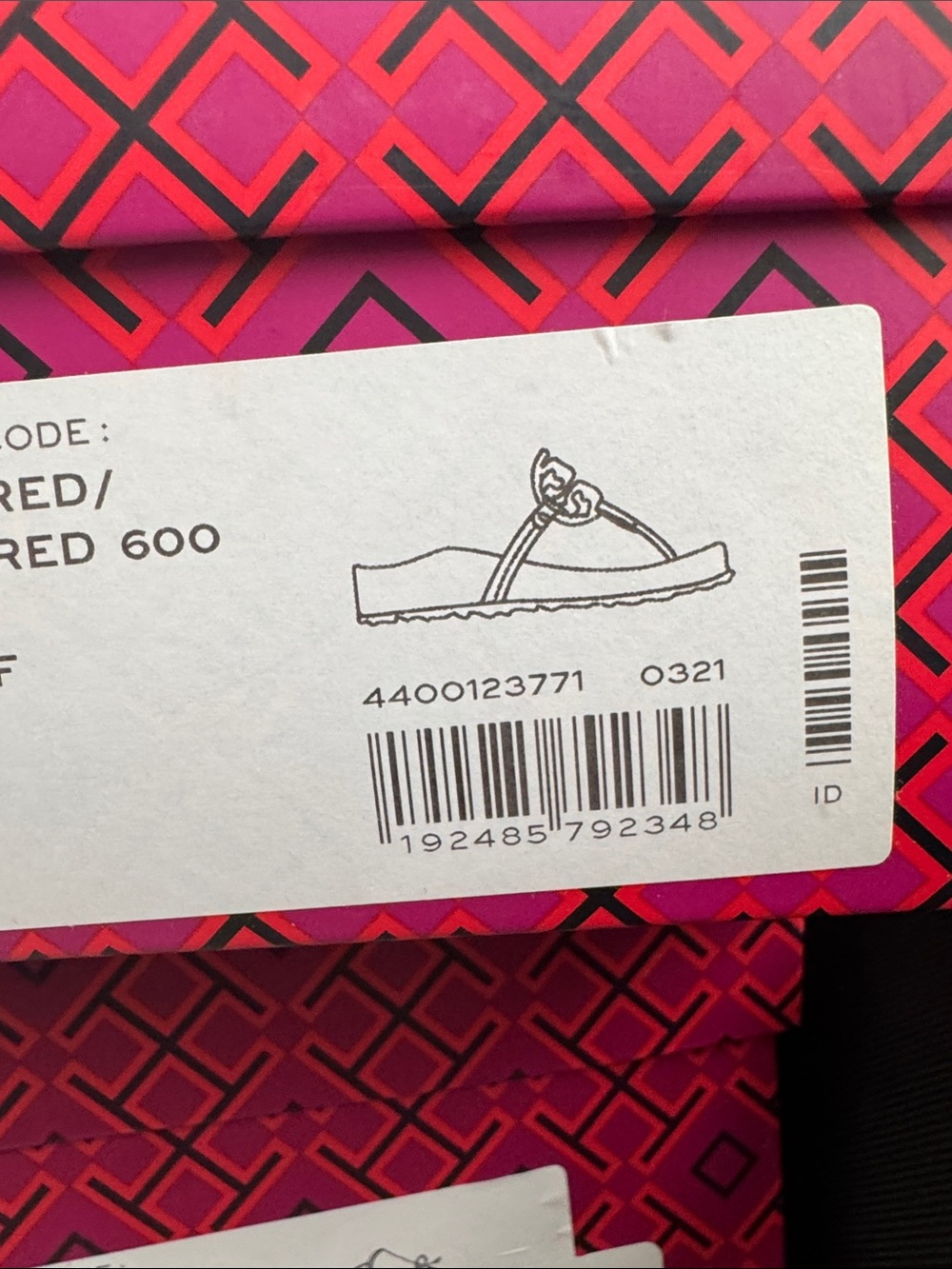 Tory Burch Red Leather Miller Sandals - Picture 6 of 6